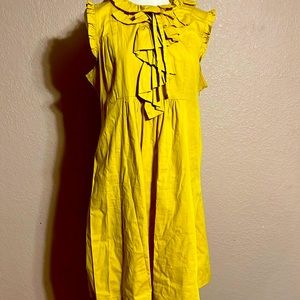 HOPE & HONEY Mustard  Summer Dress Sz 14